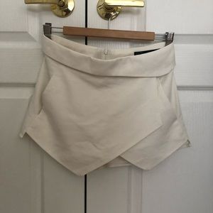Zara asymmetric skort size XS